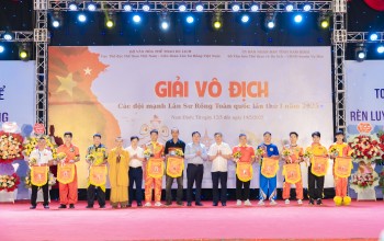 Lễ khai mạc “Giải Vô địch các đội mạnh Lân Sư Rồng toàn quốc lần thứ I năm 2025”